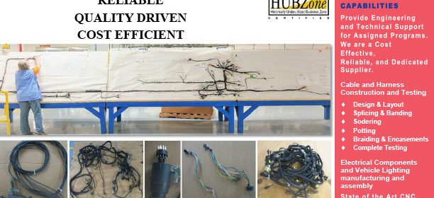 Aurora Defense Group - Electrical and Communication Harnesses and Cables Sell Sheet